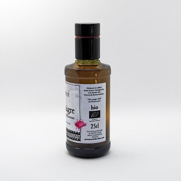 Bio Roséweinessig AOP – 12 Monate Fassreifung aus der Provence | 250 ml