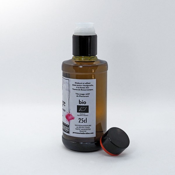 Bio Roséweinessig AOP – 12 Monate Fassreifung aus der Provence | 250 ml